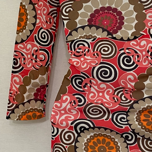 F-133 INC International Concepts Colorful 1/2 Sleeve Pullover Blouse Size S - Picture 7 of 12